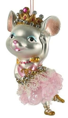 Giftcompany Dekoanhänger Tanzende Maus Glas Höhe 12,5 cm