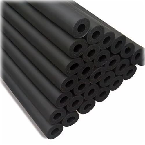 Rohrisolierung 1.8/2.0m Lang Flexibel Rohrdämmung Kautschuk Isolierschlauch 9/15/20mm Dick Schaumstoffschlauch für Klimaanlagen im Freien Id 6/9/13/16/20/25/34/43/48/60/76/89/110mm(Innendurchmesser 20