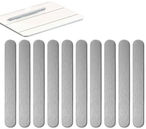 Metallplattor För Magnetisk Montering, 10 Stycken Magnetiska Stålplattor, Självhäftande Tunna Metallplattor För Magnetmontering Hushåll Fordon Skola