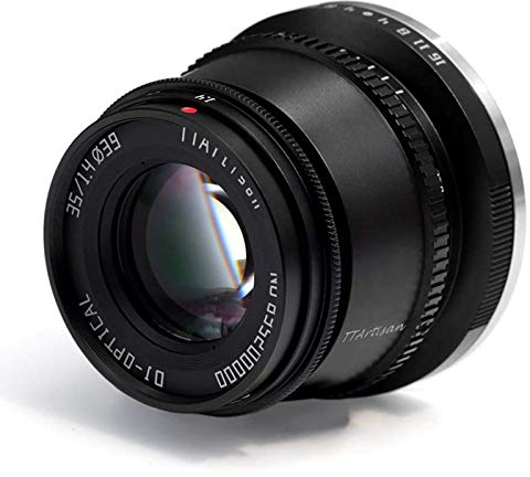 TTArtisan Lente de enfoque manual F1.4 APS-C de 35 mm compatible con cámara Canon M Mount EOS-M como M1 M2 M3 M6 M6II M10 M50 M100 M200 (montura Canon M)
