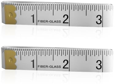 Lot de 2 mètres ruban pour le corps, 200 cm, mètre ruban pour la couture, mètre ruban pour le corps, outil de mesure de couture, ruban à mesurer flexible