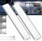 Under Cabinet Kitchen Lights LED - Cupboard Light Motion Sensor Indoor Rechargeable Strip Wireless USB Powered Magneti Battery Operated for Stairs Wardrobe Hallway Garage Bed