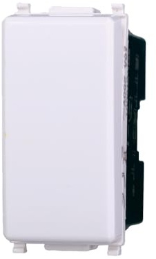 Elektronova Interruttore Unipolare 1P 16A Bianco compatibile Vimar Plana 0401