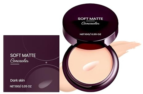 Mateo Concealer, volle Abdeckung, Korrekturcreme, Glanzkontrolle, Matteffekt, wasserdicht, 10 g, langlebig und leicht, für tägliche Veranstaltungen, Reisen und Morgen