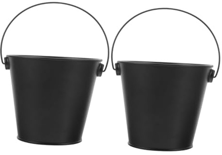 VALICLUD 2pièces Seau à Graisse pour Barbecue Cheminée Foyer Poêle à Bac De Récupération des Graisses Lot de Seaux