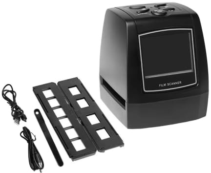 Bärbar negativ filmskanner, 35 mm/135 mm bildkonverterare, digital bildvisare med 2,4 tum LCD, inbyggd redigeringsprogramvara