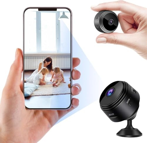 Générique Trådlös inomhus- och utomhusövervakning 1080P HD WiFi-kamera, bärbar övervakningskamera med IR nattsyn, rörelsedetektering