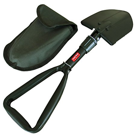 TABOR Tools J35A Klappspaten klein 45.7 cm Survival Spaten für Camping Gartenarbeit SUV Notfälle Einstiegskelle Werkzeug mit Stahl Rugged Edge Klinge Inklusive Tragetasche mit Schlaufe