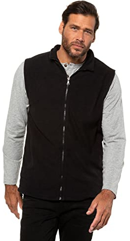 JP 1880 Gilet di pile per l'outdoor con collo alto nero 4XL 723305130-4XL