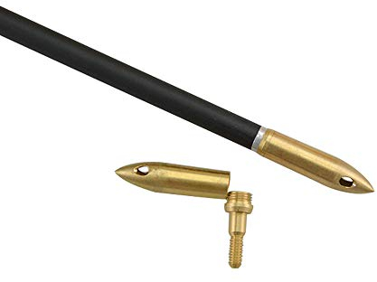 ZSHJG 6pcs Pfeilspitzen Jagdspitzen 126Grain Whistle Broadhead Traditionelle Metall Jagdpfeilspitzen für Bogenschießen Pfeil und Bogen (2 Löcher)