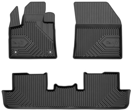 MOTOS Alfombrillas de Goma para Peugeot 3008 II Desde 2016 Mejore la Comodidad de Sus Viajes con la Alfombra Antideslizante Car No.77- Alfombrillas de Coche para Varias Estaciones