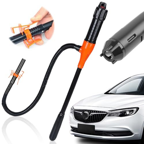 Benzinpumpe Elektrisch, Batteriebetriebene Flüssigkeitstransferpumpe, Tragbare Kraftstoffpumpe 2.4 GPM, Elektrische Transferpumpe, Elektrische Kraftstoff Umfüllpumpe für Heizöl Wasser Gas