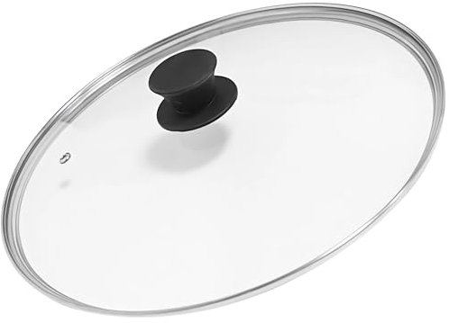 SDT-GPF Tapa universal de cristal de 34 cm para ollas y sartenes en la cocina