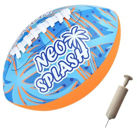 NEO-SPLASH Palle amatoriali da Football americano 9 inch Neoprene Beach Ball (AAO, 9 Inch)