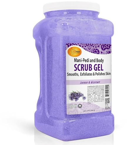 SPA REDI Exfoliating Body & Skincare Treatment – Multi-Purpose Professional & At-Home Skin Refinement | Exfoliate. Hydrate. Transform for Holistic Transformation | Lavender & Wildflower 128 Oz