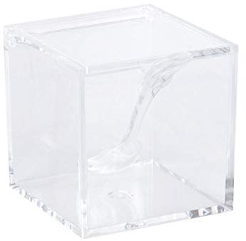 ROCKING GIFTS Sucrier de Cuisine avec Couvercle Acrylique Original et cuillère de 8 cm, Facile à Nettoyer et à Ranger.