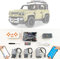 for Lego Technic Land Rover Defender 42110 Motor and Remote Control Upgrade Kit, 3 Motors, APP 4 Modes Control, Quality Gift, Power Functions Set Compatible with Lego 42110(Model not Included)