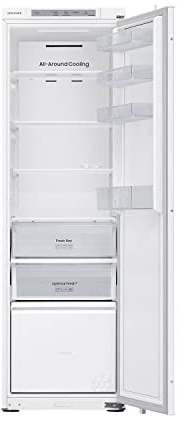 Samsung BRD27600EWW Integrated Upright Fridge with Ice Box - Sliding Door Fixing Kit - White - E Rated