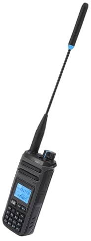 Annadue Walkie Talkies, Radio de Intercomunicador de Larga Distancia de Doble Banda con Linterna, Base de Carga, Carga de Interfaz Tipo C para Adultos Crucero (Enchufe de la UE)