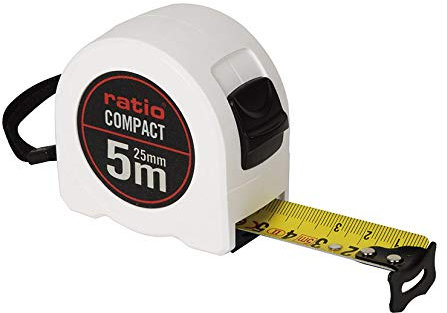 Flexometro cinta 25/5 mts.compact ratio