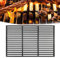 HENGMEI Gusseisen Grillrost Gussrost 54 x 34 cm Markengrillrost Emailliert Grillgitter Grill Grillaufsatz für Holzkohlegrill, Gasgrill