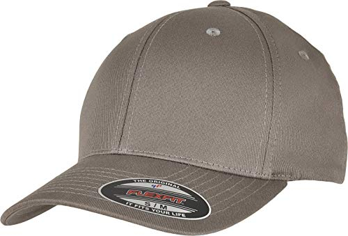 Flexfit Unisex-Adult Organic Cotton Baseball Cap, Pale Grey, L/XL, 6277OC