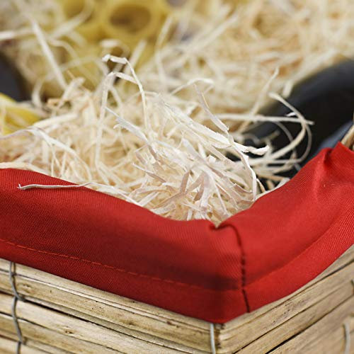 VIRSUS Trucioli Legno per Cesti 10kg, Paglia in Legno Naturale per Confezioni Natalizie, pasquali, Cesti Regalo, Imballo di Legno essiccata e depolverizzata da riempimento