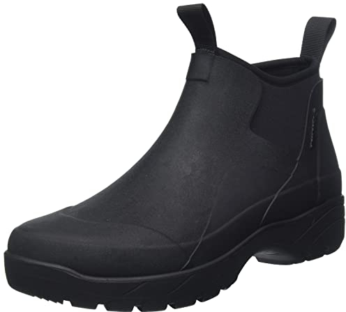 Viking Herren Pl?o?t? Ne?o? Lo?w? Rain Boot, Black Red, 46 EU