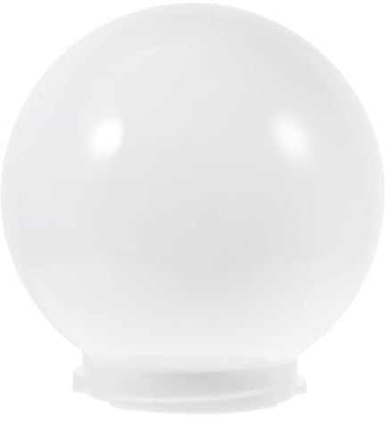 Lurrose Spherical Lamp Shade 6 Inch Globe Lampshade Replacement for Outdoor Wall Ceiling Light Cover White