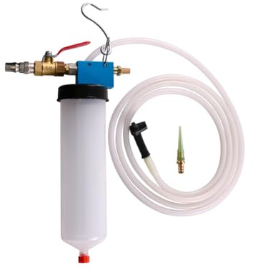 JNNJ Extractor Neumático De Líquido De Frenos, Drenaje Vacío Bomba Aceite, Purgador De Freno Cambio Aceite Bomba Automóvil, Herramienta Reemplazo Cambio Aceite Dirección Asistida con Manguera Botella