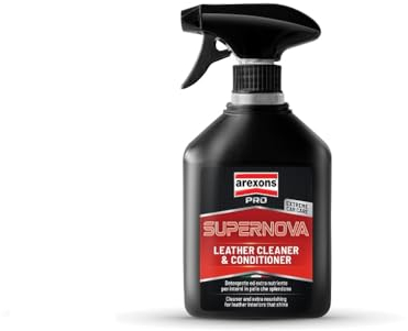 Arexons Car Care Pro SUPERNOVA - Detergente Pelle Extra Nutriente, Lucida e Protegge Interni in Pelle, 500ml