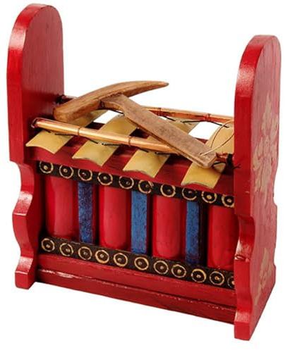 Gamelan Metallophone 4 Note With Beater Traditional Indonesian Instrument