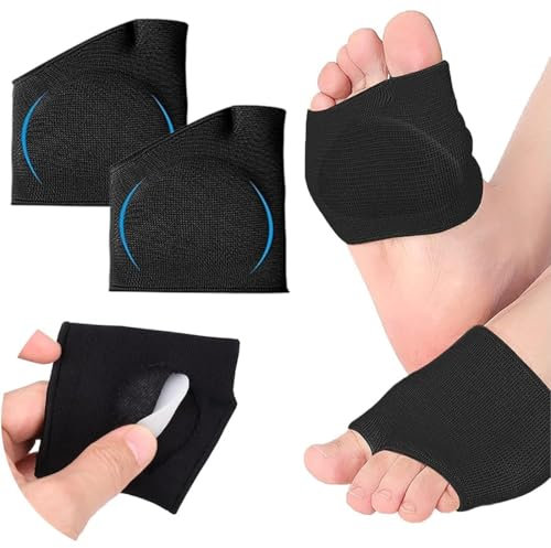 1 Paar Mittelfuß-Pads Stützbandage orthopädische Einlegesohlen,Mittelfußpolster,Atmungsaktiv Zehenkorrektur Ballenform Vorfußsohle, für Damen und Herren Linderung von Schmerzen Hornhautblasen，XL
