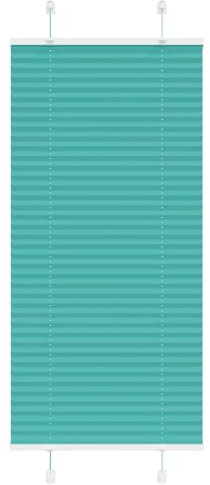 vidaXL Plissee Petrolgrün 60x150 cm Stoffbreite 59,4 cm Polyester, Faltrollo, Klemmfix, Plisseerollo, Jalousie, Rollo, Plisseerollo für Fenster