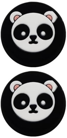 mophrati Confezione da 2 cartoni animati animali Gamepad Thumbstick Covers Joystick Protector Cappucci antiscivolo Accessori per console di gioco