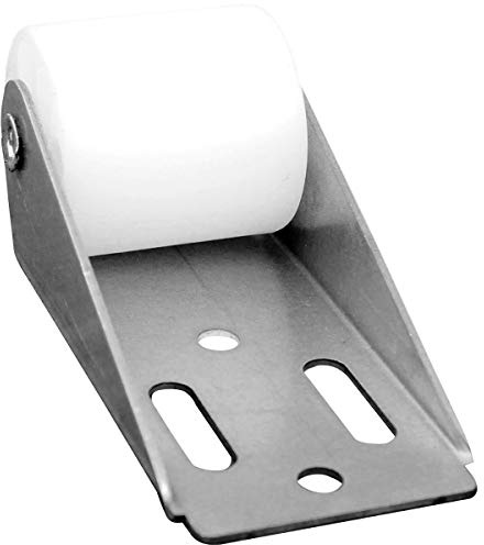 Schellenberg 10255 Rullino di rinvio per tapparelle avvolgibili con piastra a vite Mini/Maxi, protegge la cinghia tapparella (Confezione da 6)