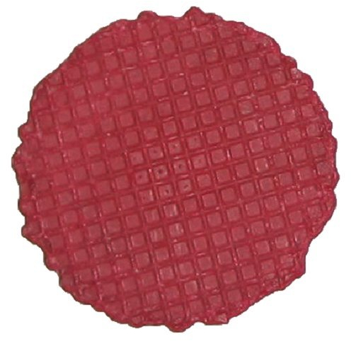 MyNaschbar Knuspertaler Rundwaffel 1000 Stück, Ø 60 mm – Knusprige Eiswaffel Rot – Essbare Eiswaffel perfekt für Eisbecher, Garnierung, Deko & Co. – Eiswaffeln in Eisdielen-Qualität