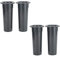 Inverter Tubes, 4PCS 4-6 Zoll Woofer Lautsprecheranschlüsse Entlüftungsanschlüsse Inverter Tubes Kit mit 45 mm Loch, Lautsprecherzubehör Subwoofer Woofer Speakers für einen Bass-Effekt.(45mm Loch)