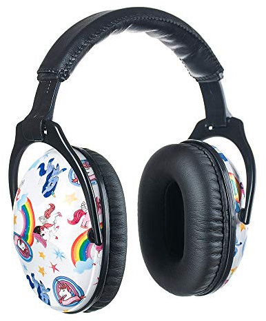 PROTEAR Kids SNR 28dB Lärmschutz Gehörschutz Sicherheits-Ohrenschützer, einstellbarer Gehörschutz für Kinder, Kinder Gehörschutz Feuerwerk, Hausaufgaben (Einhorn)