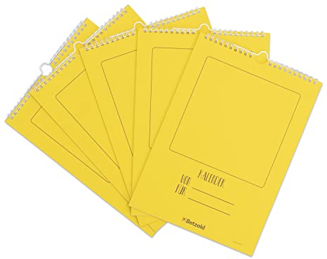 Betzold - Blanko-Kalender Set - Bunte Bastelkalender Bastelmaterial Kinder