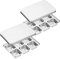 2PCS Cubitera de hielo, recipiente para cubitos de hielo, piedras de whisky, recipiente para cubitos de hielo de acero inoxidable con tapa, moldes para cócteles, congelador, whisky