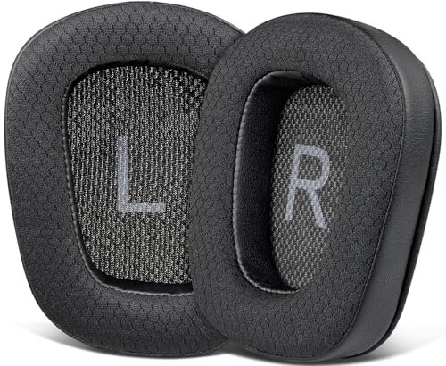 SOULWIT Ersatz Ohrpolster für Logitech G35 G930 G933 G933S G935 G633 G633S G635 G533 G430 G431 G432 G433 Gaming Headset, Ohrpolster für G332 G230 G231 G233 Kopfhörer