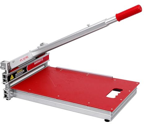 Laminate/Vinyl Floor Cutter PRO 330mm,Heavy Duty for Flooring Tool for Fast,Clean Cuts on Vinyl Plank/Engineered Wood - 17mm Depth,4 Angles (0°-45°),Dust & Electricity-Free DIY Installation