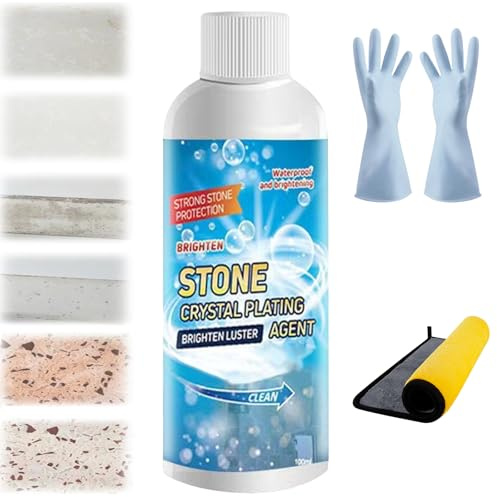 Rimuovi E Rinnova Pietre, Agente Di Rivestimento Nanocristallino Per Piastrelle E Mobili, Detergente E Sigillante Lucidante Per Quarzo Con Protezione Per Granito, Marmo E Pavimenti in Quarzo (1 pz)