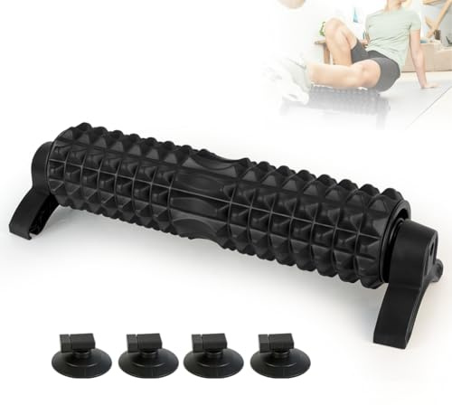 Fascia rulle ryggrad med 3D-texturmassage, 53 cm fasciarulle med stativ, skumrulle för ryggben, medium hårdhet, för kroppsträning, återhämtning, träning och djup väv