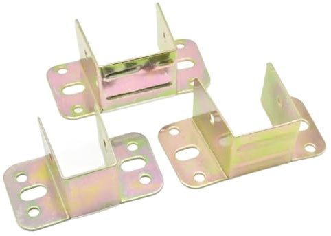 2 piezas de soporte for viga de cama, conector fijo, bisagras de cama gruesas, gancho, código de esquina, herrajes for muebles(40mm)