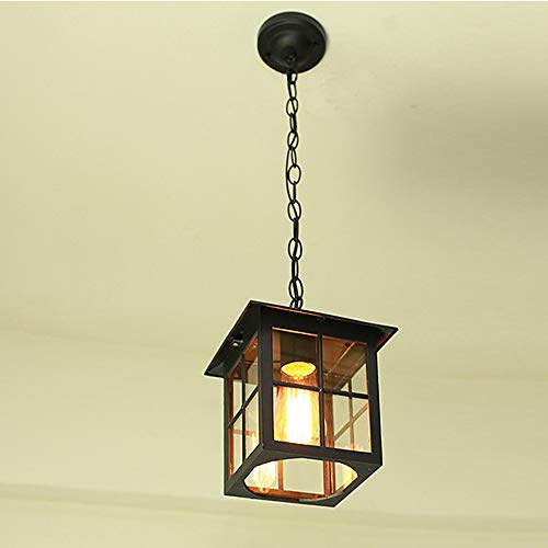 Mengjay Pendentif En Plein Air Suspendus Étanche Lustre Balcon Terrasse Patio Clôture Extérieur Plafond Suspension E27 Aluminium Antirouille,Lustre extérieur étanche