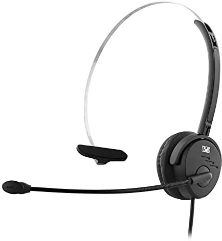 T'nB - Micro Casque Mono Oreillette Avec Adaptateur Télécommande USB - Noir