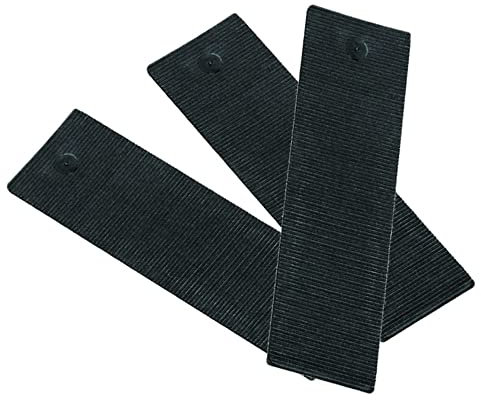 Merriway BH07796 Lot de 100 cales pour vitrage de sol, 100 mm x 24 mm x 2 mm, noir