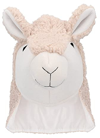 Boland 99908 - Hut Schaf mit Plüsch, Plüschhut für Kostüme, für Damen und Herren, Faschingskostüm